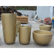 Popular School/Hospital Fiberglass Custom FRP Flower Pot